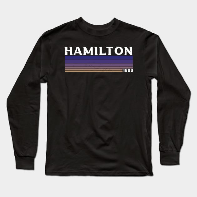 Alexander Hamilton Long Sleeve T-Shirt by Dotty42